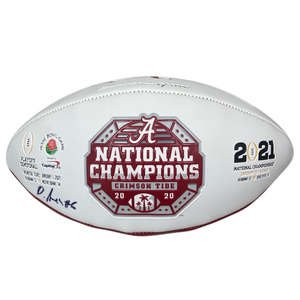 Denver Autographs Tua Tagovialoa Alabama Crimson Tide Signed College Style Red XL Jersey Natl Champs | by Nikco Sports