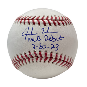 Jordan Walker St. Louis Cardinals Autographed MLB Debut Baseball Jordan Walker St. Louis Cardinals Autographed MLB Debut Baseball