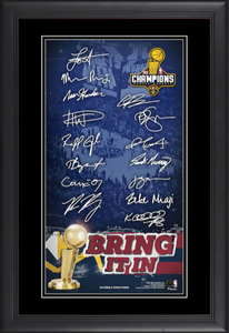 Denver Nuggets Fanatics Authentic Black Framed Wall-Mounted 2023 NBA Finals Champions  Logo Basketball Display Case