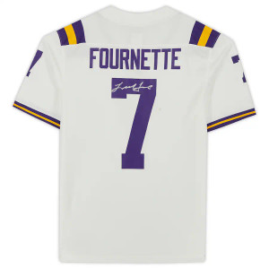 LSU Tigers Nike Custom Game Football Jersey - White