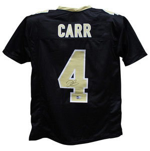 Derek Carr New Orleans Saints Autographed Pro Style Black XL Jersey Derek Carr New Orleans Saints Autographed Pro Style Black XL Jersey