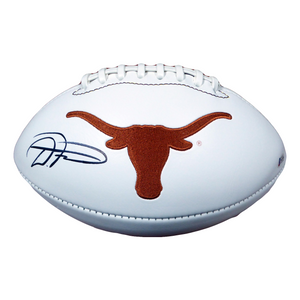 D'Onta Foreman Texas Longhorns Autographed White Logo Football D'Onta Foreman Texas Longhorns Autographed White Logo Football