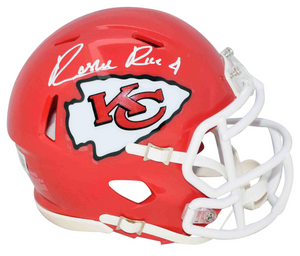 Rashee Rice Kansas City Chiefs Autographed Speed Mini Helmet Rashee Rice Kansas City Chiefs Autographed Speed Mini Helmet
