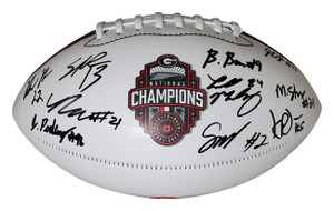 Georgia Bulldogs 2022 National Champions Team Autographed Football Georgia Bulldogs 2022 National Champions Team Autographed Football