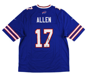 Josh Allen Buffalo Bills Autographed Nike Game Blue Jersey Josh Allen Buffalo Bills Autographed Nike Game Blue Jersey