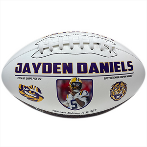 Jayden Daniels LSU Tigers 2024 Exclusive Draft/Career Football Limited Edition Jayden Daniels LSU Tigers 2024 Exclusive Draft/Career Football Limited Edition