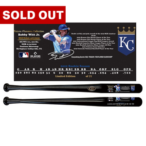 Bobby Witt Jr. Kansas City Royals "Future Phenoms" Limited Edition Bat of 77 Bobby Witt Jr. Kansas City Royals "Future Phenoms" Limited Edition Bat of 77
