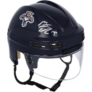 Matthew Tkachuk Florida Panthers Autographed Navy Mini Helmet