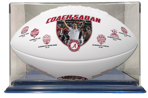 Bama Saban Acrylic Full Size Football Display Case w/UV Protection Clear Bama Saban Acrylic Full Size Football Display Case w/UV Protection Clear