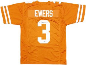 Texas Longhorns Quinn Ewers Autographed Orange Jersey Texas Longhorns Quinn Ewers Autographed Orange Jersey