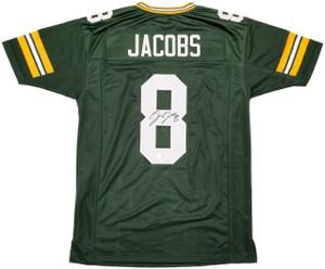 Josh Jacobs Green Bay Packers Autographed Home Jersey Josh Jacobs Green Bay Packers Autographed Home Jersey