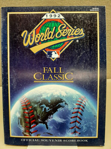 1992 World Series Fall Classic Official Souvenir Scorebook