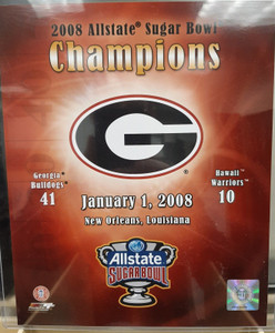 2008 Allstate Sugar Bowl Georgia Bulldogs Photo