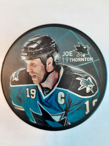 Joe Thornton San Jose Sharks Puck
