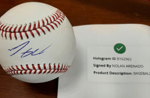 Nolan Arenado St Louis Cardinals Autographed Baseball Nolan Arenado St Louis Cardinals Autographed Baseball