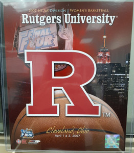 Rutgers University 2007 NCAA Women's Final Four Basketball Photo