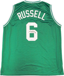 Bill Russell Boston Celtics Autographed Green Jersey Bill Russell Boston Celtics Autographed Green Jersey