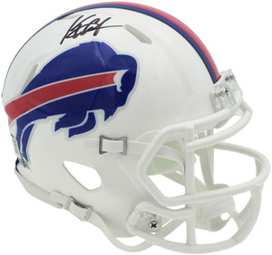 Keon Coleman Buffalo Bills Autographed White Speed Mini Helmet Keon Coleman Buffalo Bills Autographed White Speed Mini Helmet