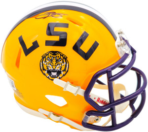 Odell Beckham Jr. LSU Tigers Autographed Yellow Speed Mini Helmet Odell Beckham Jr. LSU Tigers Autographed Yellow Speed Mini Helmet