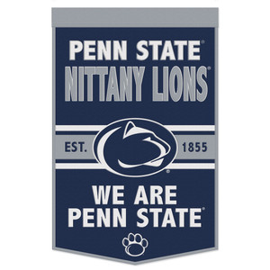Penn State Nittany Lions 24x38 Wool Banner Penn State Nittany Lions 24x38 Wool Banner
