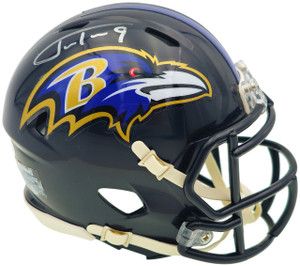Baltimore Ravens Justin Tucker Signed Mini Helmet