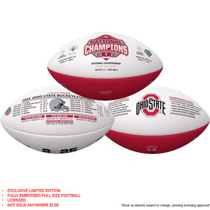 Ohio State Buckeyes 2024 CFP National Championship Football Limited Edition Exclusive Ohio State Buckeyes 2024 CFP National Championship Football Limited Edition Exclusive