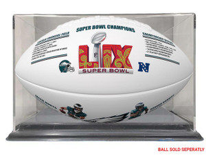 Eagles Acrylic Full-Size Football Display Case UV Protection Clear