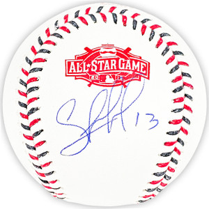 Salvador Perez Kansas City Royals Autographed Official 2015 All Star Game Logo Game Baseball