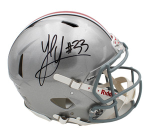 Jack Sawyer Ohio State Buckeyes Autographed Speed Authentic NFL Helmet Jack Sawyer Ohio State Buckeyes Autographed Speed Authentic NFL Helmet