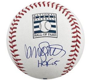 Ryne Sandberg Chicago Cubs Autographed Hall of Fame Baseball Inscribed HOF 05