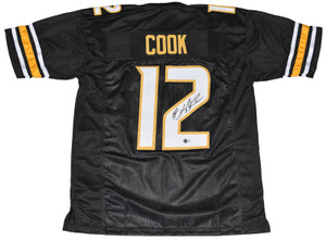 Brady Cook Missouri Tigers Autographed Black Jersey