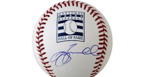 Jeff Bagwell Autographed Hall of Fame Baseball Jeff Bagwell Autographed Hall of Fame Baseball