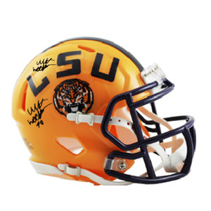 West, Whit, and Zach Weeks Autographed LSU Tigers Mini Helmet