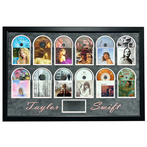 Taylor Swift All Studio Album Signed CD Collage – Limited Edition of 100 Taylor Swift All Studio Album Signed CD Collage – Limited Edition of 100