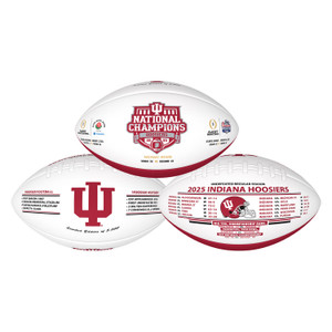 Indiana University Hoosiers 2025 CFP National Champs + Undefeated Season Limited Edition Exclusive Football