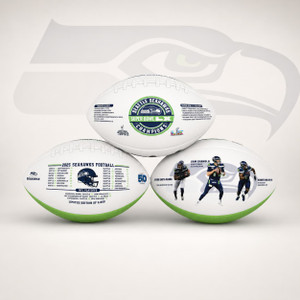 Seattle Seahawks 2025 Super Bowl Champ Limited Edition Football