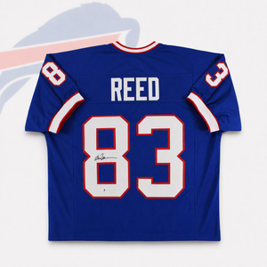 Andre Reed Authentic Signed Blue Pro Style Jersey Autographed