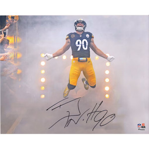 T.J. Watt Pittsburgh Steelers Fanatics Authentic Autographed 16" x 20" Smoke Entrance Photograph