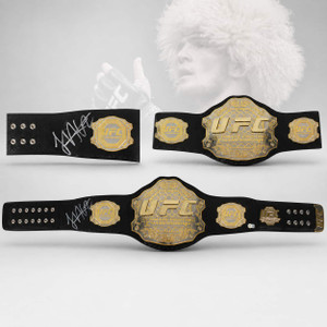Khabib Nurmagomedov Authentic Signed UFC Championship Full Size Belt 