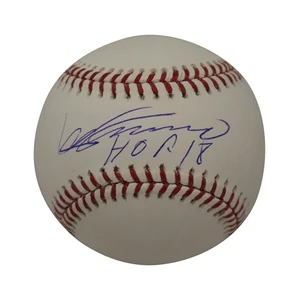 Vladimir Guerrero Sr. Signed OML Baseball HOF 18 (BAS Certificate of Authenticity) Montreal Expos Memorabilia 