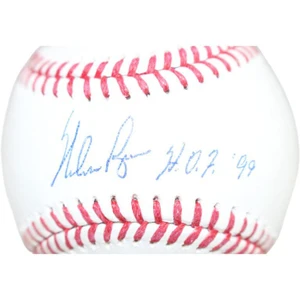 Nolan Ryan Signed Texas Rangers OML Baseball HOF Inscription Beckett Authenticated