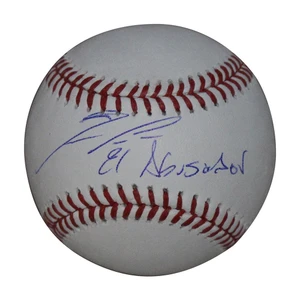 Signed Ronald Acuna Jr. Baseball: "El Abusador" Inscription, Atlanta Braves BAS COA
