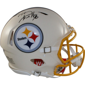 TJ Watt Autographed Pittsburgh Steelers Authentic Retro Helmet – NFL Defensive Star Collectible