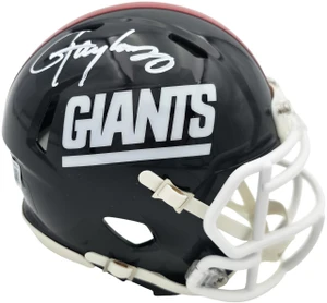 Lawrence Taylor Signed New York Giants Throwback Mini Helmet – Autographed NFL Collectible