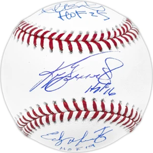 Ichiro Griffey Edgar Martinez Signed MLB Baseball: Triple Auto HOF Collectible
