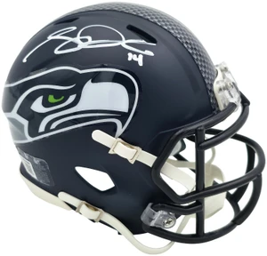 Sam Darnold Signed Seahawks SB LX Champions Mini Helmet – Beckett Authenticated Autograph