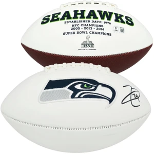 Earl Thomas III Signed Seahawks Super Bowl XLVIII Football (BAS Certified)