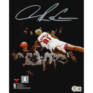Dennis Rodman Signed 8x10 Photo Chicago Bulls Autographed NBA Memorabilia
