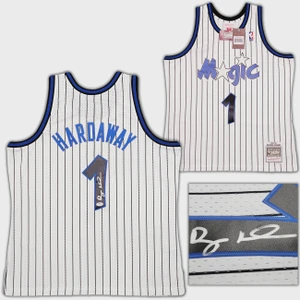 Penny Hardaway Signed Orlando Magic 1993-94 Mitchell Ness Jersey XL Autographed NBA
