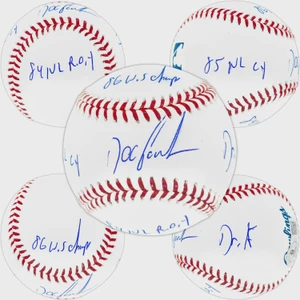 Dwight Gooden Signed MLB Baseball: 86 WS Champs, 85 Cy Young, Dr K Mets Autograph
